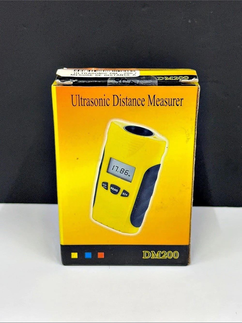 DM200 Ultrasonic Distance Measurer, Yellow & Black